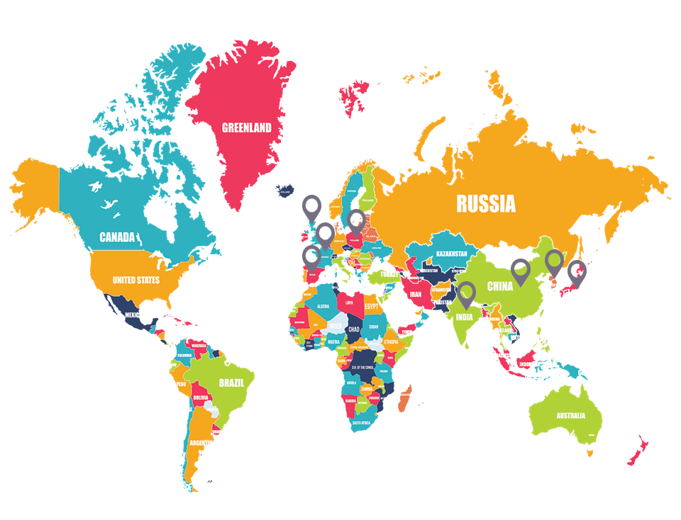 Key Region Map